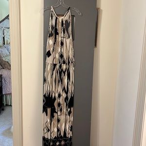 Donna Morgan long dress with halter neckline